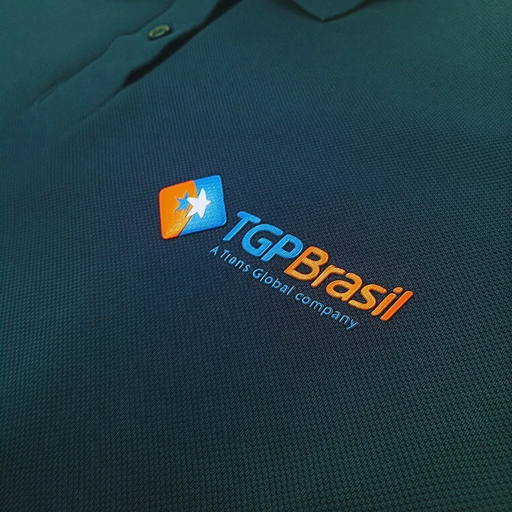 Puff print: foto real de uma peça personalizada pela OP